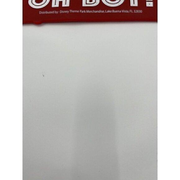 Disney Parks Mickey Mouse Red Slap Bracelet Many Faces of Mickey Oh Boy! - Picture 8 of 8